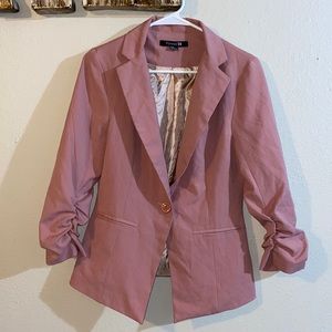 Mauve Pink Forever 21 Blazer